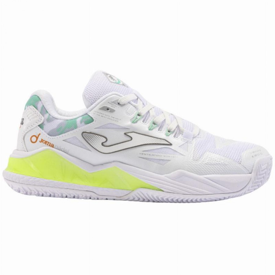 Joma Spin 2402 Bianco Verde Sneakers Donna