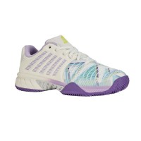 Tenis Kswiss Express Light 3 HB Padel Branco Roxo Feminino