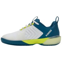 Sneakers Kswiss Ultrashot 3 Bianco Blu Giallo Fluor