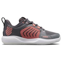 Kswiss Ultrashot Team Grigio Rosa Sneakers Donna