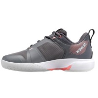 Tenis Kswiss Ultrashot Team Gray Pink para Mulheres