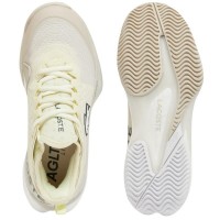 Baskets Femme Lacoste AG-LT23 Lite TERRE BATTUE Blanc Jaune