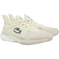 Lacoste AG-LT23 Lite Clay Bianco Giallo Sneakers Donna