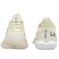 Baskets Femme Lacoste AG-LT23 Lite TERRE BATTUE Blanc Jaune