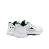 Chaussures Lacoste Tech Point 124 Blanc Vert Fonce