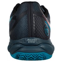 Mizuno Wave Enforce Court Padel Nero Blu Rosso Sneakers