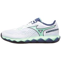 Tenis Mizuno Wave Enforce Tour 2 Clay Branco Verde Azul