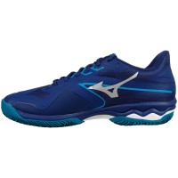 Mizuno Wave Exceed Light 2 Sneakers Blu Scuro Bianco Argilla