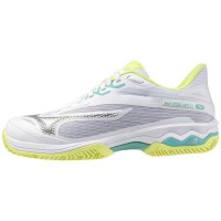 Mizuno Wave Exceed Light 2 Clay White Black Lime Women''s Sneakers