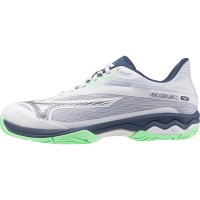 Mizuno Wave Exceed Light 2 Clay Branco Verde Azul Tenis