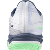 Mizuno Wave Exceed Light 2 Clay Branco Verde Azul Tenis