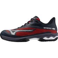 Mizuno Wave Exceed Light 2 Padel Noir Blanc Rouge Sneakers