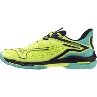 Mizuno Wave Exceed Tour 6 Clay Lime Black Blue Sneakers