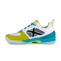 Munich Atomik 34 White Green Blue Shoes