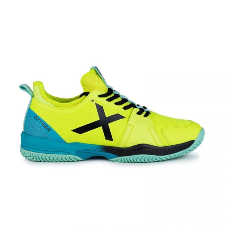 Zapatillas Munich Oxygen 45 Amarillo Fluor Azul