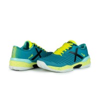 Zapatillas Munich Padx 43 Azul Amarillo Fluor