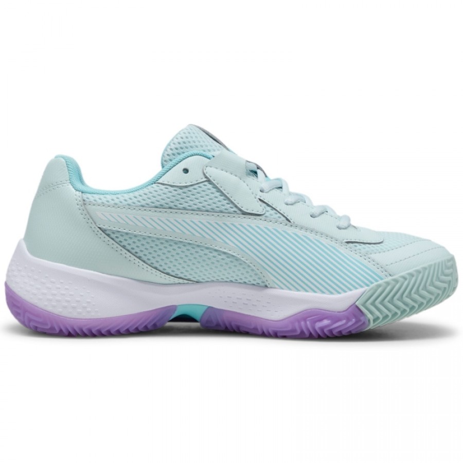 Zapatillas Puma Nova Court Azul Purpura Mujer