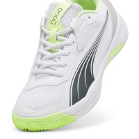 Puma Nova Court Blanc Bleu Vert Baskets