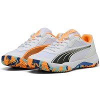 Zapatillas Puma Nova Court Blanco Naranja Negro