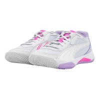 Puma Nova Court Silver White Violet Women''s Sneakers