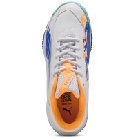 Tenis Puma Nova Smash Branco Azul Laranja