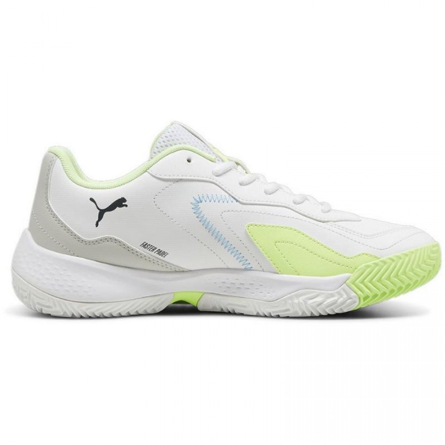 Puma Nova Smash Blanc Bleu Vert Baskets