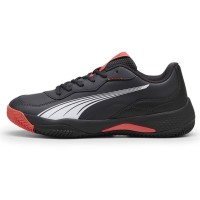 Tenis Puma Nova Smash Cinza Escuro Preto Vermelho