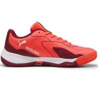 Puma Nova Smash Red White Burgundy Sneakers