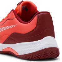 Zapatillas Puma Nova Smash Rojo Blanco Burdeos