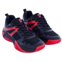 Tenis Softee Rotatory Preto Vermelho