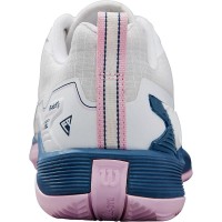 Baskets Femme Wilson Rush Pro 4.5 TERRE BATTUE Blanc Bleu