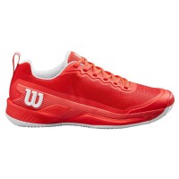 Wilson Rush Pro 4.5 Clay Rosso Bianco Sneakers