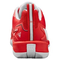 Tenis Wilson Rush Pro 4.5 Clay Vermelho Branco