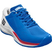 Wilson Rush Pro Ace Clay Blue White Red Sneakers